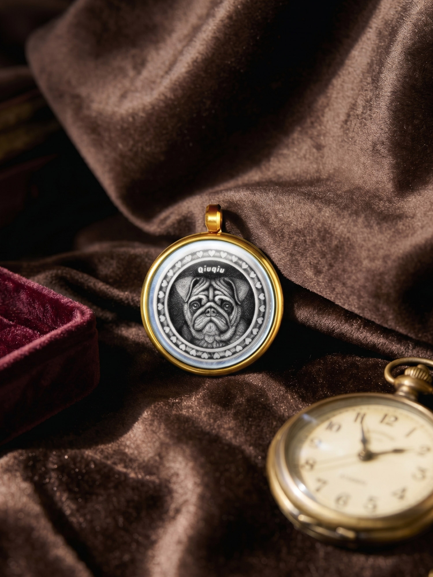 Silver Memorial Coin with Acrylic Glass Shell