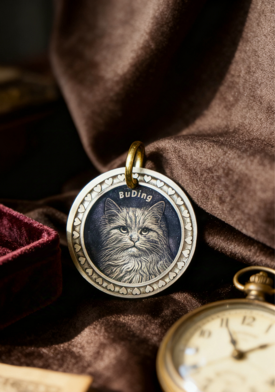 Custom 999 Pure Silver Pet Memorial Coin